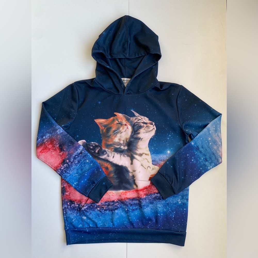 Meiya Women’s Titanic Space Cats Hoodie